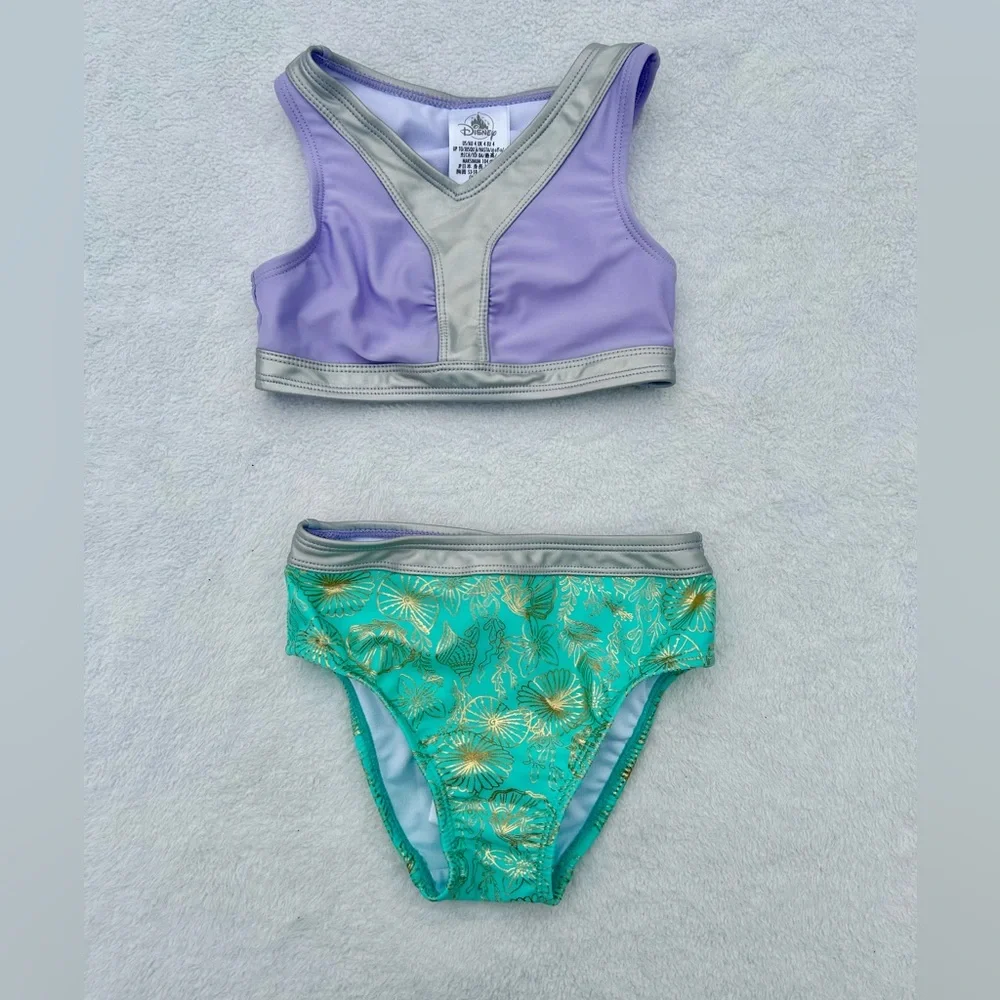 Disney Ariel Swim Suit size 4T Bathing Suit Little Mermaid